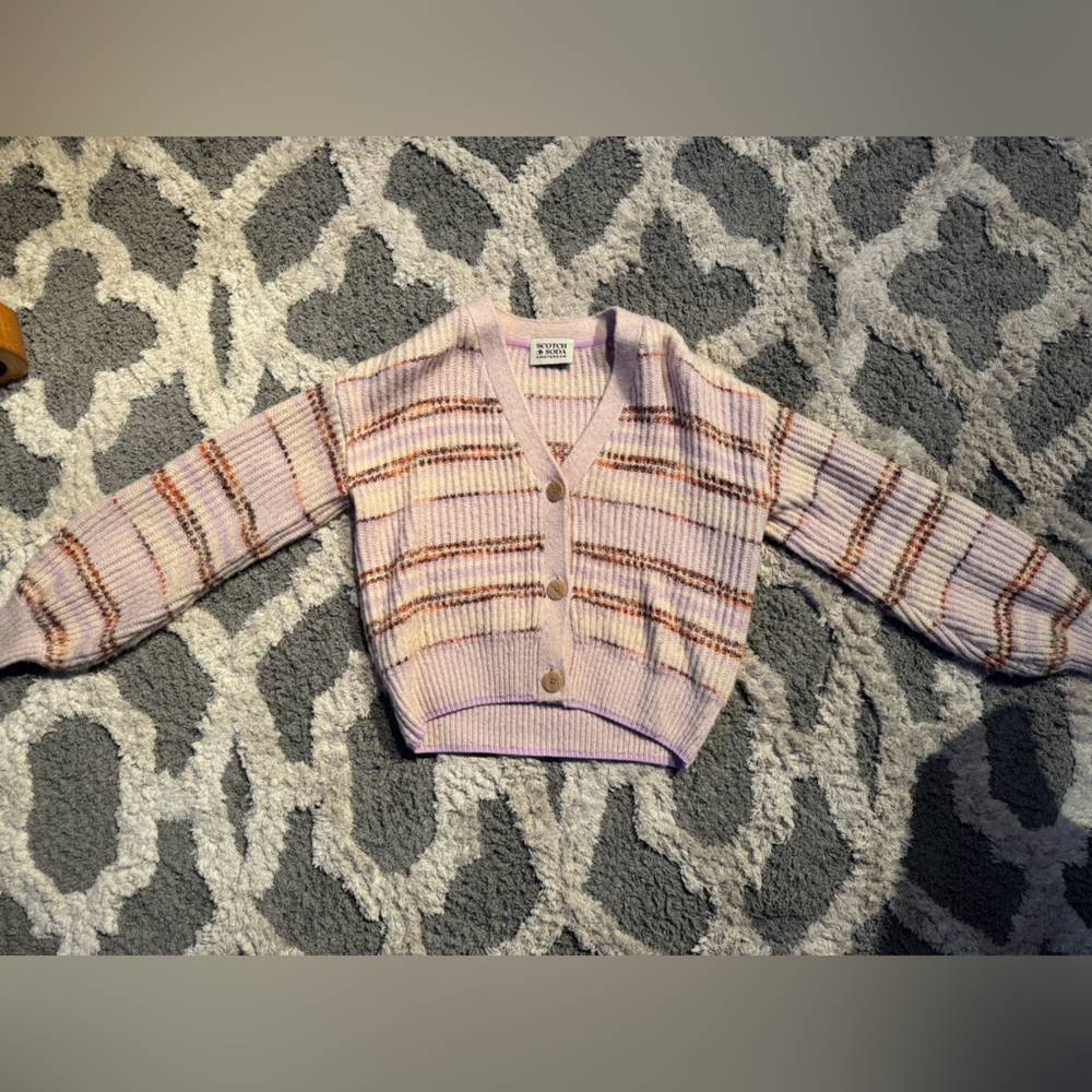 Scotch & Soda Multicolor Striped Cardigan